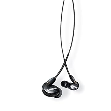 Shure SE215 PRO Fones de ouvido com fio - Fones de ouvido profissionais com isolamento de som, som nítido e graves profundos, microdriver dinâmico único, ajuste seguro no monitor auricular, estojo de