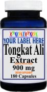 Vitamins Because Your Worth It Suplemento de extrato de Tongkat Ali 900 mg, 180 cápsulas
