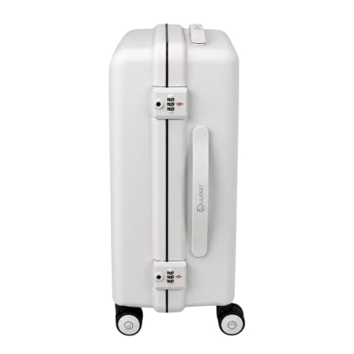 Image of Tokyo Premium Trolley Luggage Set, White, 3-Piece Set | Cabin, Medium, Large Sizes, Zipperless Design, TSA Lock