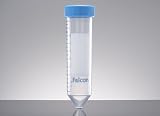 Falcon 50mL High Clarity PP Centrifuge Tube, Conical Bottom, Sterile, 25/Rack, 500/Case
