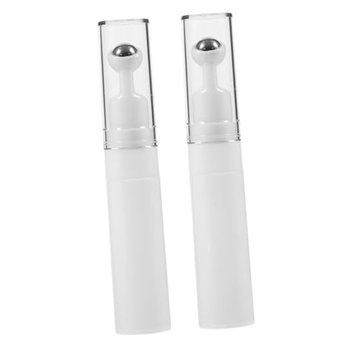 CIYODO 2 Piezas Botellas Roller para Crema de Ojos de Reutilizables Vacías con Aplicador Rodillo para Viaje y Diario