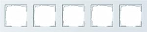 Gira Rahmen 021529 5fach reinweiss Schalterblende