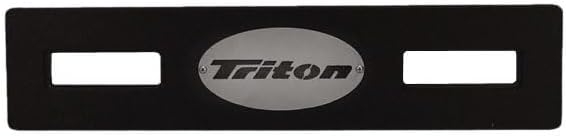 Triton SE XS Boat Vent Plate TR-566P-BLK | w/Logo Plate Black