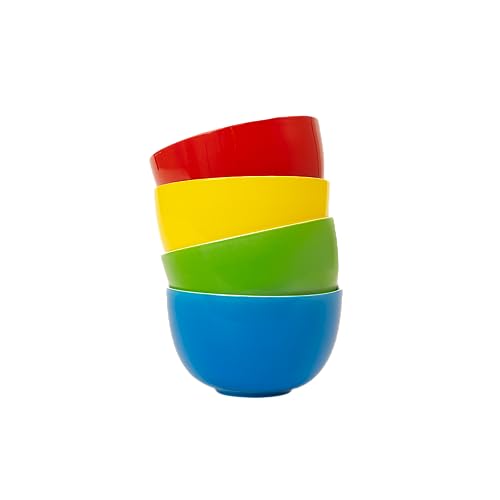 M&M's Ice Cream Bowl Set, Four Colorful and Fun Ice Cream Bowls, Gift Set for Ice Cream Lovers or Summer Parties