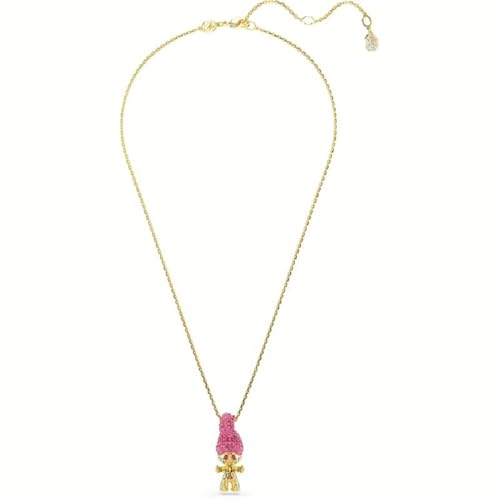 Collier Trolls Swarovski rose, le bijou porte-bonheur pour illuminer votre quotidien