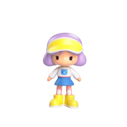 DUNDUN Fashion Dolls | 1 muñeca Estilo Kawaii | con Piezas Intercambiables para Combinar con Otras muñecas de la colección y Crear Conjuntos de Moda my Cool | Muy fácil y Divertido
