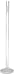 Corning Pyrex Borosilicate Glass Medium Porosity Fritted Disc Immersion Tube, 8 mm Stem O.D, 30mm Disc Diameter