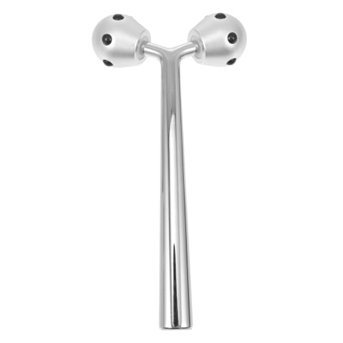 PACKOVE Roller de Massage Visage Aluminium Outil Manuel de Raffermissement Peau Masseur Portable et Multifonctionnel pour Visage Corps