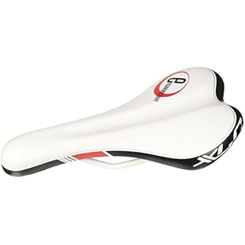 XLC Sporty MTB Saddle White/Black Cover