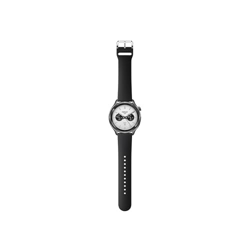 Xiaomi Watch S4 Smartwatch with 1.43-inch OLED Display NFC Bluetooth Calls Gesture Control 150+ Sports Modes 15-Day Battery HyperOS Alexa Model M2425W1 (Black)