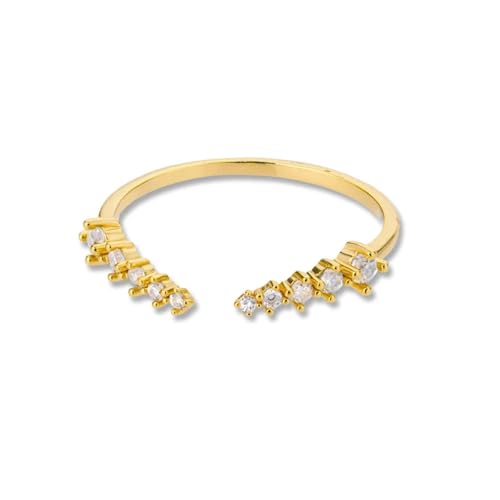Bague réglable en or pour femmes et hommes - Bijoux polyvalents et élégants