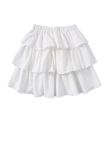 Image of Girls Kids Skater Skirts with Attached Inner Shorts (3 Years - 15 Years) rayon blend
