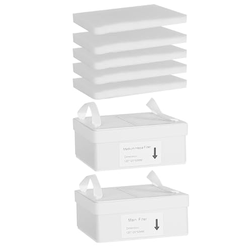 Image of FumeClear FC-2001S Black Replacement Sets For The FC-2001S Fume Extractor 1st&2nd&3rd Layer Pre-Filter Hepa Carbon Filter Sets