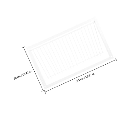 Puerta de palomas con barra de colisión de 30 cm accesorio de acero inoxidable para jaulas 3