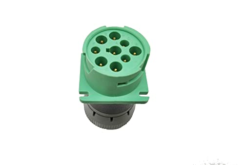 Zielony 9pin J1939 Typ 2 do 6pin J1708 Adapter
