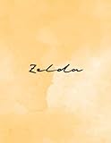 Zelda: Personal Name Dot Gird | The Notebook For Writing Journal or Diary Women & Girls Gift for Birthday, For Student | 160 Pages Size 8.5x11inch - V.661