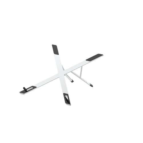 Image of Digitek (DPLS 001 Foldable & Portable Laptop & Tablet Stand | 5KG Max Load, Palm Size with 6 Level Adjustment, Compatible with MacBook, Surface, Lenovo, Dell, HP, iPad Pro & More