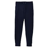 100% puro cotone Pantaloni Tuta Uomo con Polsini Tasche 100% Cotone Taglie Forti 3XL 4XL 5XL 6XL RIFLE (4XL - Blu)