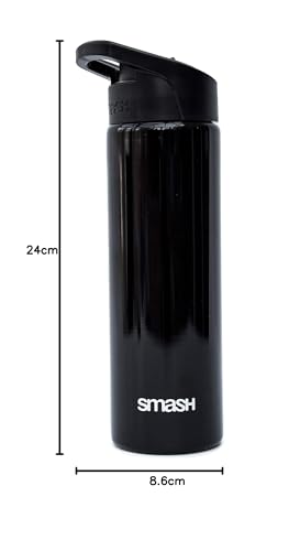 Smash Drink Flasks, Stainless Steel, Black, 750ml