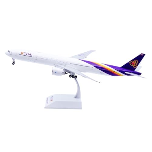 プラモデル 模型 飛行機模型完成品 36CM に適合 タイ航空 B777-300ER HS-TTC スタティックディスプレイ飛行機 1:200スケール模型飛行機 フライトコレクター向け スケール レプリカ モデル 静的航空機モデルのサムネイル