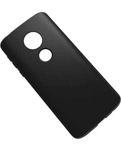 Image of Mobile Back Cover Case for Motorola Moto G6 Play (Silicone Case|CameraProtection|Black SC1510)