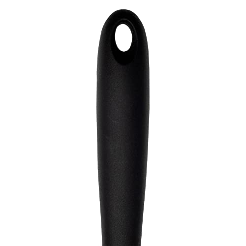 Mimo Style Colher de Silicone Preta, Material de Silicone Resistente e Flexível, Suporta Temperatura