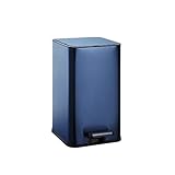 Le dessus ouvert de la poubelle à pédale vous permet de jeter les déchets sans toucher le couvercle, empêchant vos mains de toucher directement la poubelle, la rendant ainsi propre et hygiénique.