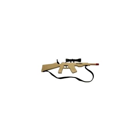 Magnum Enterprises AK47 Rubberband Rifle with Strap & Scope Cover