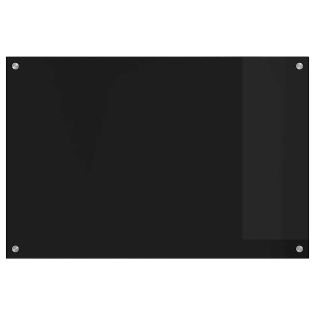 Generisch Küchenrückwand Schwarz 90 x 60 cm Gehärtetes Glas,Heim & Garten,Küche & Esszimmer,Küchenhelfer & -utensilien,42018040