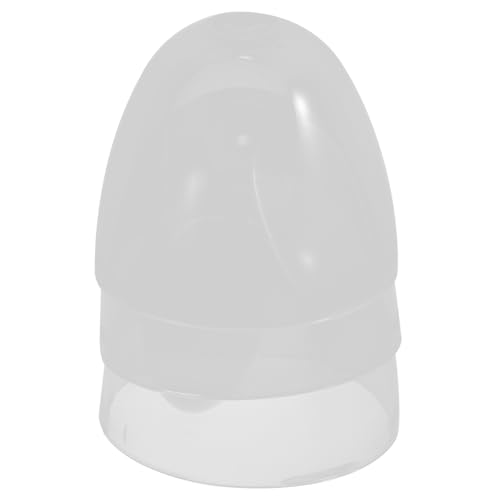 SWOOMEY Milk 3 Pcs Baby Bottle Accessories Bottle Lids Clear Feeding Bottles Lids Transparent Feeding Bottles Caps Transparent Baby Bottle Caps Dust Cover Plastic Screw Cap, 6.20X6.20X5.50CM