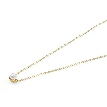 AHKAH　K18 ティアペル ネックレス アーカー K18YG アコヤパール ティアペル ネックレス AHKAH