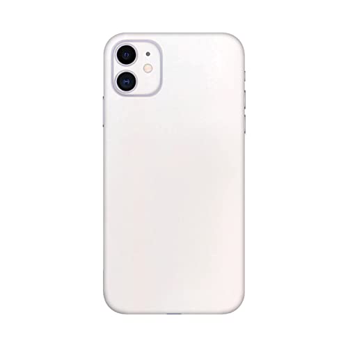 SopiGuard Sticker Skin for iPhone 11 Precision Edge-to-Edge Vinyl Decal (Satin Pearl White)