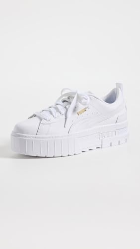 PUMA Womens Mayze Classic Platform Sneakers Shoes Casual - White2