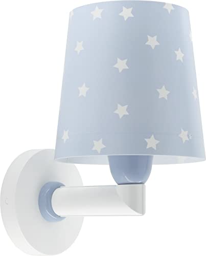 Dalber Applique Murale Enfant Star Light Étoiles Bleu, lustre chambre enfant, 82219T, E27
