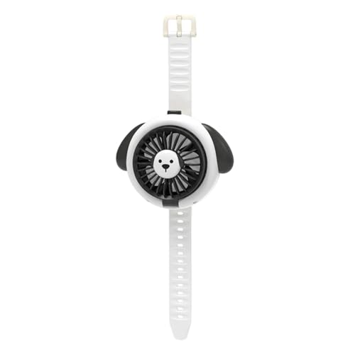 Genérico Ventilador de reloj portátil - Ventilador de enfriamiento con correa de muñeca recargable, flujo de aire de 3 velocidades, personal USB | Mini portátil manos libres para niños, v
