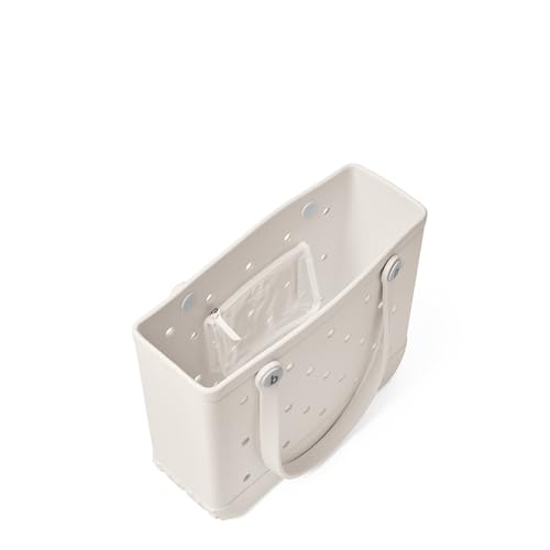 BOGG BAG - Tote for Beach, Pool, Boat, Sports - All Purpose EVA - White Buttons