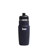 Bivo Edelstahl-Fahrradflasche 600 Ml – Keine Isolierung, Patentierte Sportdüse, Spülmaschinenfest, Für Alle Käfige