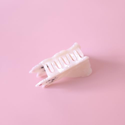 Clip para cabello forma garra de acetato tamaño pequeño miniatura 4