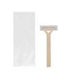 100 Stück Rasierer, ummantelt, 10 cm, Beige, Pp