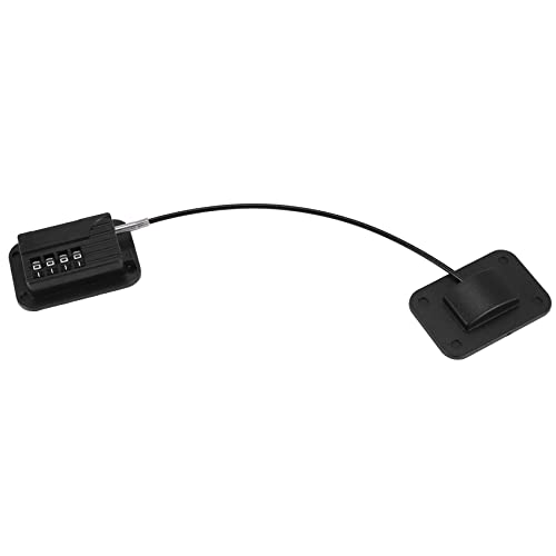 Diheohg Cerradura de contraseña mejorada niños seguridad seguridad bebé protección niños refrigerador cerradura puerta limitador negro