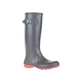 Kamik Women's Olivia Rain Boots, Charcoal Red - 11