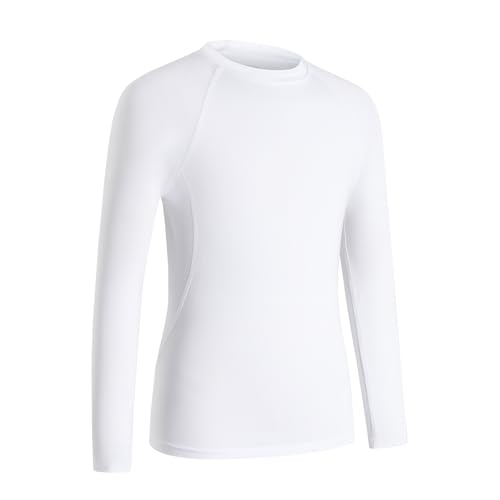 HYCOPROT Camiseta de Compresión para Niños Camisetas Interior Deportiva Camiseta de Capa Base Camiseta Transpirable de Secado Rápido