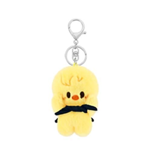 Roffatide Stray Llavero magnético de peluche 10 cm Colgante de peluche para mochila coleccionable SKZoo Regalo para fans de STAY Estilo F