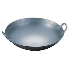 Amazon｜チタニアファクトリー チターナ 中華鍋(チタン製) 42cm｜中華