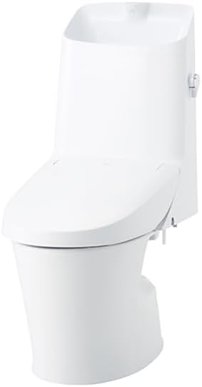 LIXIL INAX ベーシア シャワートイレ フチレス 手洗い付き B3グレード 壁リモコン BC-B30S/BW1 + DT-B383/BW1 ピュアホワイト 便座一体型 床排水 便器+タンク トイレ