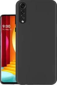 Helix Rubber Soft Silicon Candy Shockproof Slim Back Cover Case for LG Velvet 5G - Black (B08WKLN2SC) Amazon Price History, Amazon Price Tracker