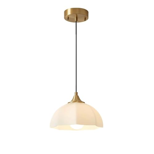 Lustres suspension lumière en laiton et verre moderne de chambre