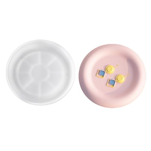 Storage Tray Mold Cup Pad Molds Epoxy Resin Molds Flower Shaped Coaster Mold