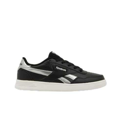 Reebok Court Advance Sneaker da Donna, Nero/Bianco/Nero, 40,5 EU