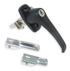 Cam Latch, Keyed, Black Powder Coated